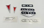 2004 Pontiac Gto Exterior Badge Kit Front Bumper Rear Emblems Silver. Fixed Price $149.00.