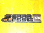 81-87 Gmc Sierra Classic 1500 Truck Chrome Black & Red Fender Emblem Badge Oem. Fixed Price $32.99.