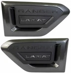 Oem New 19-23 Ford Ranger Lariat Fender Vent Emblem Lh & Rh Pair Side Nameplate. Fixed Price $317.88.