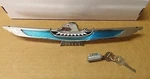 New 1961 1962 1963 Thunderbird Sedan Trunk Cover Ornament W/lock Cyl + Key. Fixed Price $325.00.