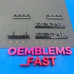 1995-2001 Buick Regal Custom 3800 Oem Chrome Fender Rear Quarter Side Emblem Set. Fixed Price $33.00.