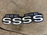 1967 Chevrolet Camaro Ss 396 Fender Emblem 5.25" Original Gm Big Block Badge Set. Fixed Price $69.99.