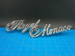 Vintage Mopar Royal Monaco Emblem Badge 3811506 1970S Chrysler Classic. Fixed Price $27.99.
