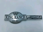 03-07 Ford F350 F-350 King Ranch Super Duty Fender Badge Plate Rh Right *blem*. Fixed Price $43.65.