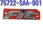 Honda Genuine 75722-SAA-901 GD3 GD4 07-08 Rear Emblem Blue Dot "fit" Oem. Fixed Price $45.17.