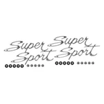 Dynacorn "super Sport" Script Rear Quarter Panel Emblems. Fixed Price $131.96.
