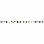 1966-71 Plymouth Hood Or Trunk Emblem Set 8 Letter Mopar Licensed. Fixed Price $134.46.