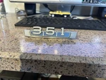 1969 Ford Torino 351 Fender Badge Emblem C9GB-16C144-A Nice Condition. Fixed Price $7.95.