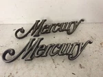 Vintage Pair Of Mercury Emblem Oem Badge 5" Long D54B-6242550-AA. Fixed Price $31.49.