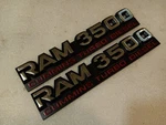 94-98 Ram 3500 Cummins Turbo Diesel (2) Emblem **pair**. Fixed Price $70.99.