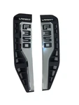 New Oem 23-26 Ford F-350 Lariat Left Right Pair Set Fender Emblem Badge Chrome. Fixed Price $299.99.