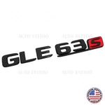 17-19 Mercedes Gle 63 Letter Emblem Liftgate Logo Badge Amg Sport Black Red. Fixed Price $24.99.