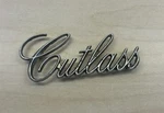 1971-1972 Oldsmobile Cutlass Chrome Script Emblem 9851757. Fixed Price $8.99.