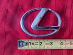 Lexus Car Emblem Oem Plastic Chrome Art ES300 LS400 LS430 Toyota Hood 4" Auto. Fixed Price $8.00.