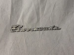 1960S Plymouth Barracuda Script Fender Emblem Oem - 2840340 2579259. Fixed Price $30.00.