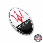 Maserati Ghibli Quattroporte Granturismo Front Bumper Logo Emblem Badge Black. Fixed Price $29.99.