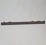 1998-2002 Dodge Ram "cummins 24 Valve Turbo Diesel Emblem" Used 55077063AB. Fixed Price $14.99.