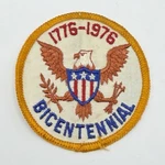 Vintage United States Bicentennial 1776-1976 American War Eagle Round Patch 3". Fixed Price $12.99.