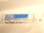 2007 2008 2009 2010 Saturn Outlook Nos Tailgate Emblem Original Gm. Fixed Price $20.00.