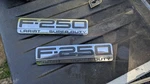1999-2004 Ford F250 Lariat Super Duty Emblems Oem Chrome Fender Logo Set Of. Fixed Price $24.99.