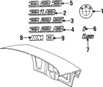 Genuine Bmw Nameplate 51-14-8-170-184. Fixed Price $46.70.
