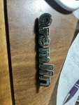 Gremlin Emblem Nameplate Script Exterior Trim Amc More 3672128. Fixed Price $27.49.