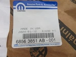 2025-2026 Dodge Ram 1500 Sst Left Hood Nameplate Emblem Genuine Mopar 68563851AB. Fixed Price $45.00.