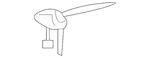 Genuine Nissan Radio Antenna Mast 28215-8H700. Fixed Price $56.74.