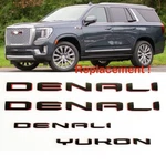 Black Red Door Rear Denali Yukon Emblems Letters 2021-2023 Gmc Xl. Fixed Price $59.95.
