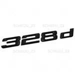 14-18 Matte Black 328D Trunk Lid Nameplate Letter Emblem Badge Performance F30. Fixed Price $17.99.