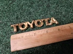 Toyota 1999-2003 Solara Gold Rear Trunk Emblem Badge Logo Name 75447-06020 4L5. Fixed Price $18.99.