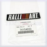 Oem Genuine Mitsubishi Lancer Ralliart Decal Nameplate Emblem Badge Jdm 4.25"X1". Fixed Price $23.55.