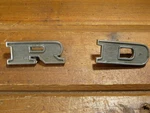 Vintage 1967 Ford Truck Hood Letters Emblems &. Fixed Price $8.00.