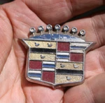 Cadillac Metal Vintage Badge Emblem - 1616605. Fixed Price $10.00.