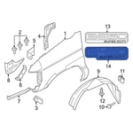 Ford 9C2Z1542528JA Front Fender Emblem. Fixed Price $99.81.