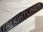 Vintage Freightliner Semi Truck 19.5 Nameplate Emblem Badge Ornament Logo. Fixed Price $75.00.