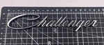 1970-1974 Challenger Fender Tail Panel Quarter Tape Back Emblem P3444938. Fixed Price $28.95.