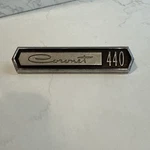 1966 67 Dodge Coronet 440 Glove Box Door Emblem 2661595 Mopar. Fixed Price $35.00.