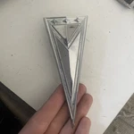 Bolt Vintage Pontiac Bonneville Trunk Arrowhead Emblem Deck Lid Ornament. Fixed Price $25.00.