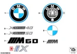 Genuine Bmw I20 Ix XDRIVE40 XDRIVE50 Sav Lettering Bronze 51145A060A5. Fixed Price $91.52.