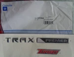2017 2018 Chevy Trax Premier Turbo Emblem Original Genuine Gm 42518442 New. Fixed Price $10.99.