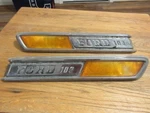 Vintage 1968-1972 Ford F-100 Oem Side Hood Emblems C8TB-16720A C8TB-16721A. Fixed Price $34.99.