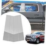 4PCS Exterior Door Window Pillar Posts 2019-2025 Dodge Ram 1500 Glossy Silver. Fixed Price $40.18.