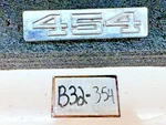 Oem Vintage 1970'S Chevrolet Gmc 454 Emblem Badge 328623 B32-354. Fixed Price $44.95.