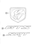 Genuine Mopar Nameplate 1WS19SZ0AA. Fixed Price $56.99.