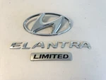 2011-2016 Hyundai Elantra Limited Rear Trunk Lid Emblem Logo Badge Nameplate Set. Fixed Price $50.00.