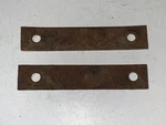 1965 1966 Cadillac (2) Inner Fender Wheel Well Hood Hinge Bracket Mounting Strap. Fixed Price $19.99.