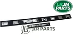Land Rover Defender Silver Satin Hood Tailgate Decal Lettering Name Plate. Fixed Price $59.00.