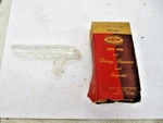 Nos 1946 47 48 Plymouth P15 Hood Ornament Clear Plastic Sailing Ship Mascot. Fixed Price $550.00.