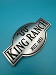 Oem 2011 2018 Ford F250 F350 King Ranch Tailgate Emblem 5L1J-7843156-AA. Fixed Price $24.99.